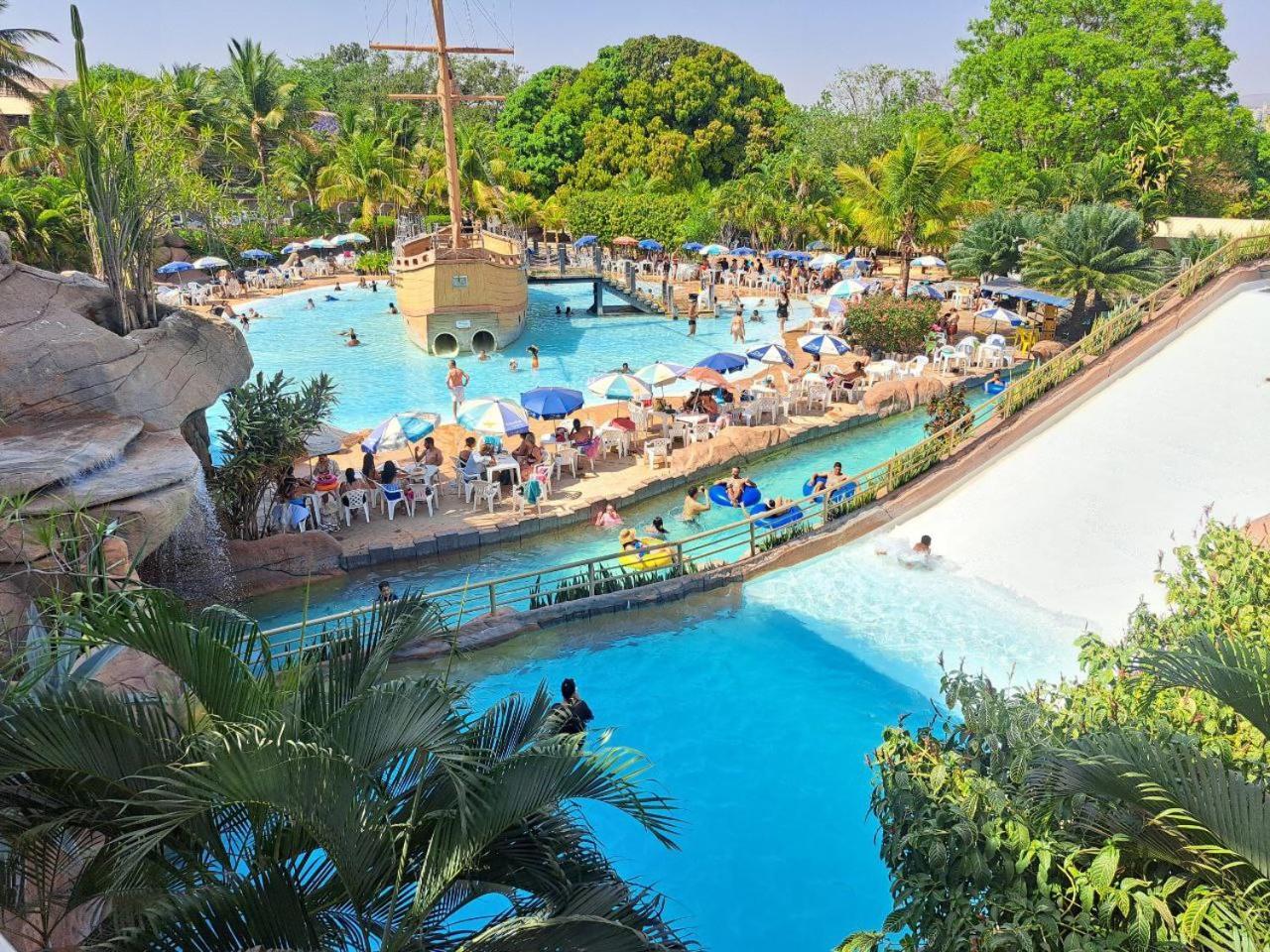 Piazza Diroma Hotel - Acqua Park E Splash Caldas Novas Eksteriør billede